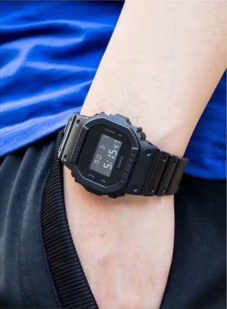 Casio G-Shock For Men Square Digital Black Dial DW-5600BB-1 - view 3